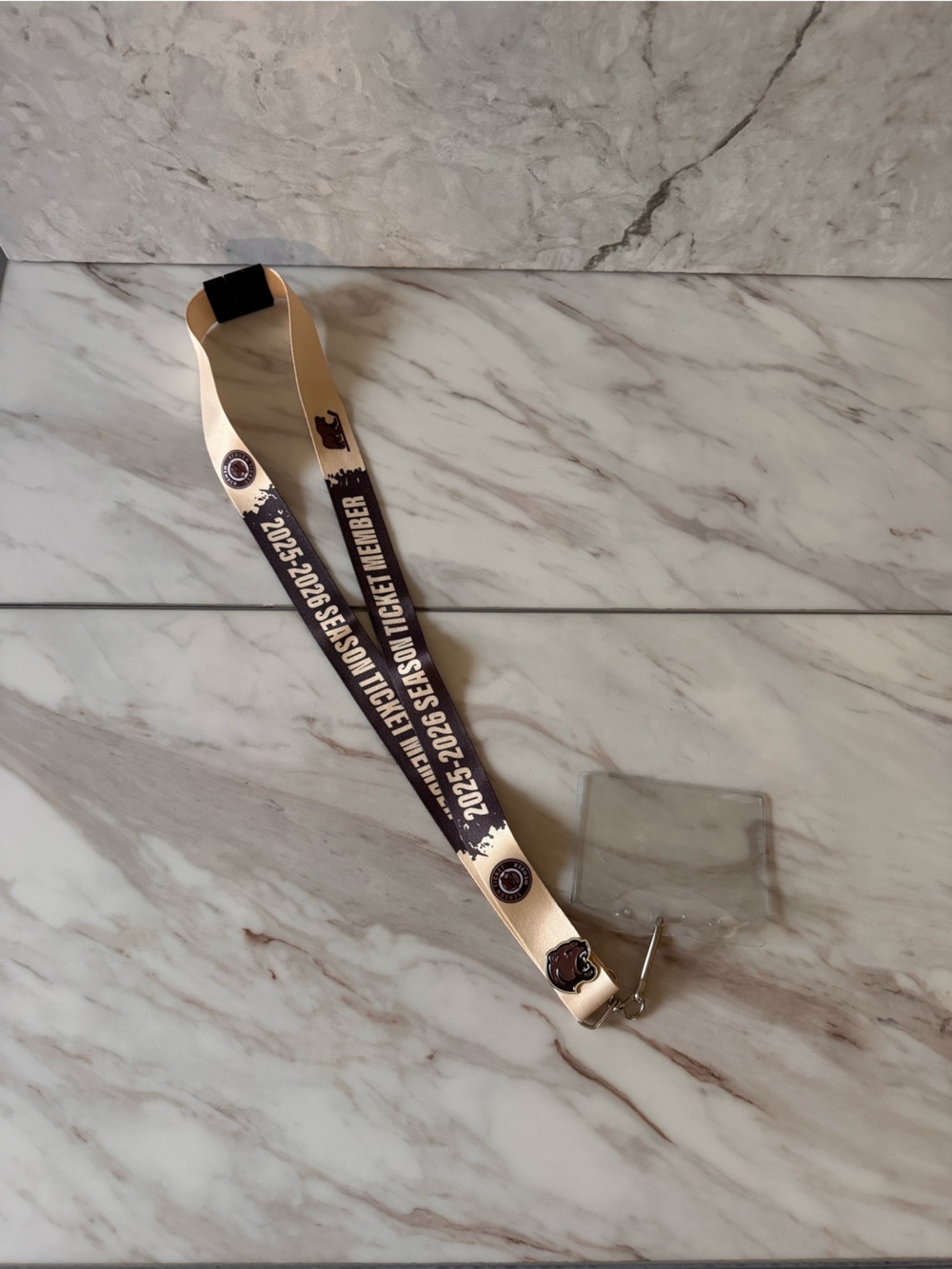 Hershey Bears 2025-2026 Season Ticket Member Exclusive Lanyard Badge Holder